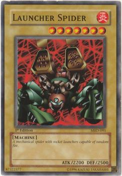 2002 Yu-Gi-Oh! Metal Raiders 1st Edition #MRD-095 Launcher Spider Front