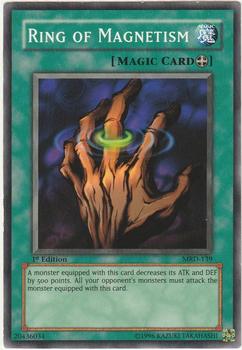 2002 Yu-Gi-Oh! Metal Raiders 1st Edition #MRD-139 Ring of Magnetism Front
