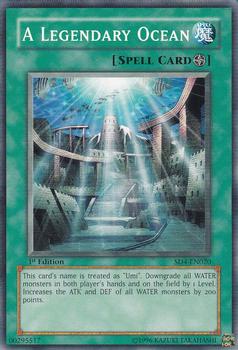 2005 Yu-Gi-Oh! Structure Deck Fury From The Deep 1st Edition #SD4-EN020 A Legendary Ocean Front