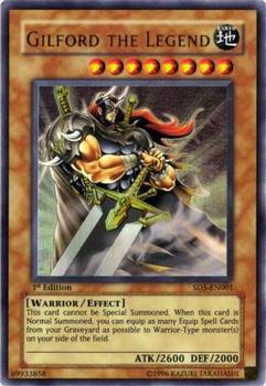 2005 Yu-Gi-Oh! Structure Deck Warrior's Triumph #SD5-EN001 Gilford the Legend Front