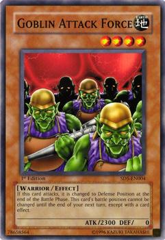 2005 Yu-Gi-Oh! Structure Deck Warrior's Triumph #SD5-EN004 Goblin Attack Force Front