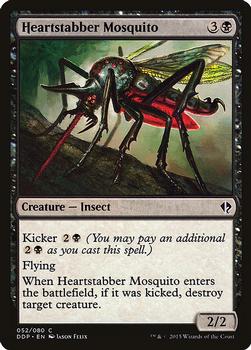 2015 Magic the Gathering Duel Deck: Zendikar vs. Eldrazi #52 Heartstabber Mosquito Front