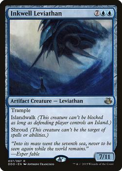 2015 Magic the Gathering Duel Deck: Elspeth vs. Kiora #37 Inkwell Leviathan Front