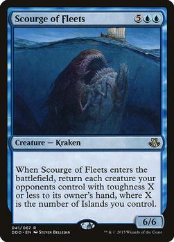 2015 Magic the Gathering Duel Deck: Elspeth vs. Kiora #41 Scourge of Fleets Front