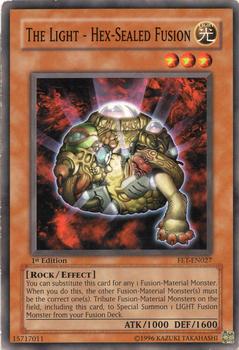 2005 Yu-Gi-Oh! Flaming Eternity - 1st Edition #FET-EN027 The Light - Hex-Sealed Fusion Front