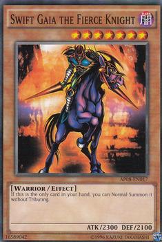 2004 Yu-Gi-Oh! Collectible Tin Series 1 #CT1-EN004 Swift Gaia the Fierce Knight Front