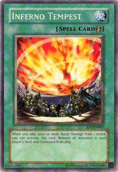 2004 Yu-Gi-Oh! Exclusive Pack #EP1-EN007 Inferno Tempest Front