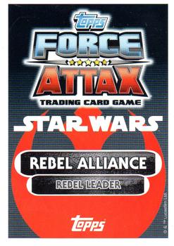 2016 Topps Force Attax Star Wars The Force Awakens #8 Mon Mothma Back