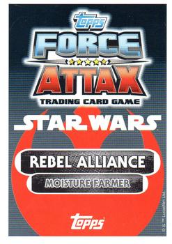 2016 Topps Force Attax Star Wars The Force Awakens #12 Owen Lars Back