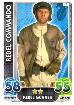 2016 Topps Force Attax Star Wars The Force Awakens #15 Rebel Commando Front