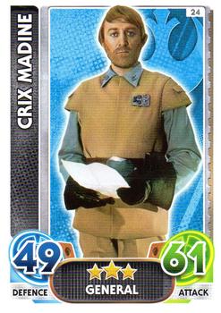 2016 Topps Force Attax Star Wars The Force Awakens #24 Crix Madine Front