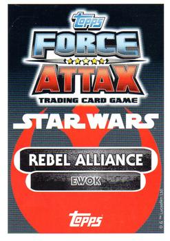 2016 Topps Force Attax Star Wars The Force Awakens #27 Logray Back