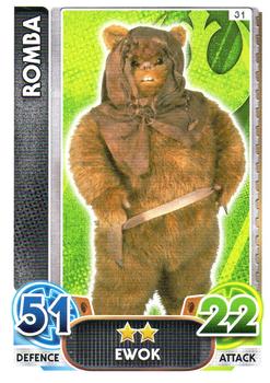 2016 Topps Force Attax Star Wars The Force Awakens #31 Romba Front