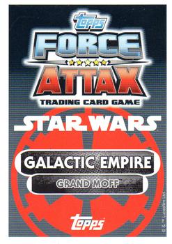 2016 Topps Force Attax Star Wars The Force Awakens #36 Grand Moff Tarkin Back