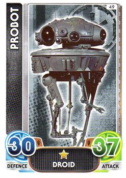 2016 Topps Force Attax Star Wars The Force Awakens #49 Probot Front