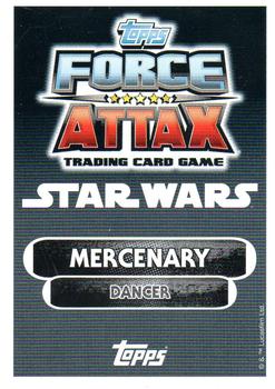 2016 Topps Force Attax Star Wars The Force Awakens #59 Yarna D'Al' Gargan Back