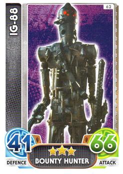 2016 Topps Force Attax Star Wars The Force Awakens #62 IG-88 Front