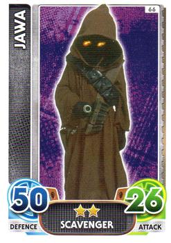2016 Topps Force Attax Star Wars The Force Awakens #66 Jawa Front