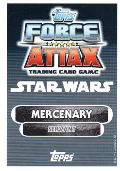 2016 Topps Force Attax Star Wars The Force Awakens #70 Klaatu Back