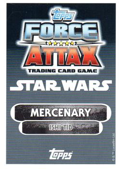 2016 Topps Force Attax Star Wars The Force Awakens #71 Harc Seff Back