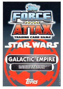 2016 Topps Force Attax Star Wars The Force Awakens #86 Death Star Back