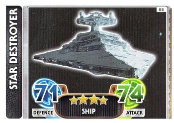 2016 Topps Force Attax Star Wars The Force Awakens #88 Star Destroyer Front