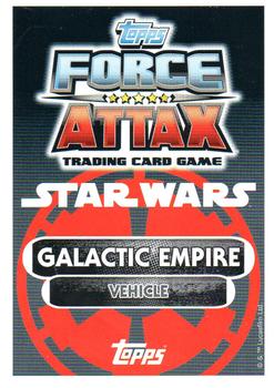 2016 Topps Force Attax Star Wars The Force Awakens #96 AT-ST Walker Back