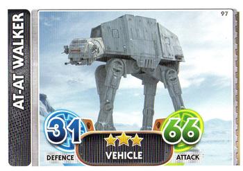2016 Topps Force Attax Star Wars The Force Awakens #97 AT-AT Walker Front
