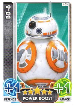 2016 Topps Force Attax Star Wars The Force Awakens #105 BB-8 Front