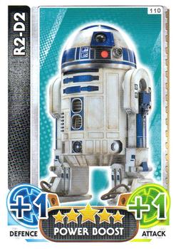 2016 Topps Force Attax Star Wars The Force Awakens #110 R2-D2 Front