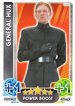 2016 Topps Force Attax Star Wars The Force Awakens #113 General Hux Front