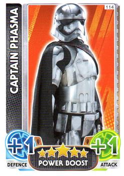 2016 Topps Force Attax Star Wars The Force Awakens #114 Captain Phasma Front