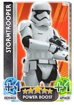 2016 Topps Force Attax Star Wars The Force Awakens #116 Stormtrooper Front