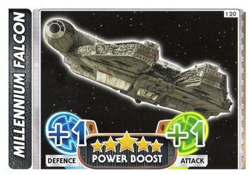 2016 Topps Force Attax Star Wars The Force Awakens #120 Millennium Falcon Front