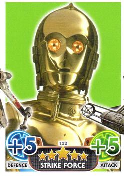 2016 Topps Force Attax Star Wars The Force Awakens #132 Rebel Strikeforce 8 Front