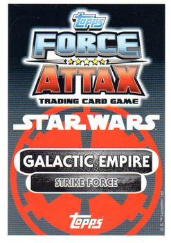 2016 Topps Force Attax Star Wars The Force Awakens #134 Empire Strikeforce 1 Back