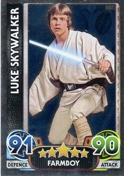 2016 Topps Force Attax Star Wars The Force Awakens #161 Luke Skywalker Front