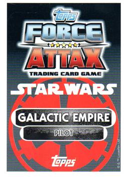 2016 Topps Force Attax Star Wars The Force Awakens #175 AT-ST Pilot Back