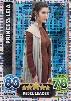2016 Topps Force Attax Star Wars The Force Awakens #194 Princess Leia Front