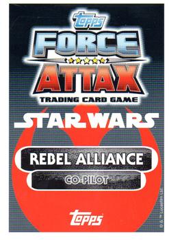 2016 Topps Force Attax Star Wars The Force Awakens #196 Chewbacca Back