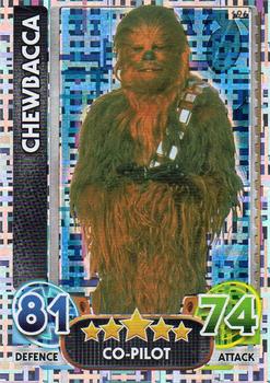 2016 Topps Force Attax Star Wars The Force Awakens #196 Chewbacca Front