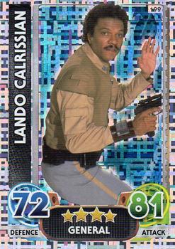2016 Topps Force Attax Star Wars The Force Awakens #199 Lando Calrissian Front