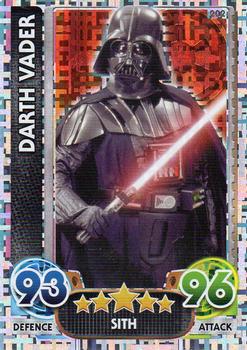 2016 Topps Force Attax Star Wars The Force Awakens #202 Darth Vader Front