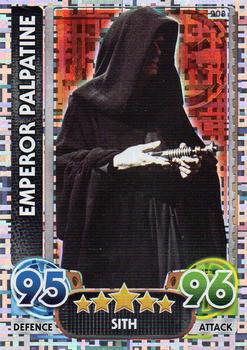 2016 Topps Force Attax Star Wars The Force Awakens #203 Emperor Palpatine Front