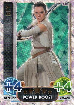 2016 Topps Force Attax Star Wars The Force Awakens #210 Rey Front
