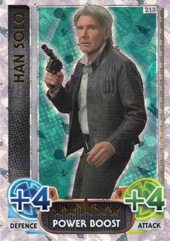 2016 Topps Force Attax Star Wars The Force Awakens #213 Han Solo Front