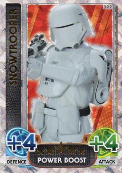 2016 Topps Force Attax Star Wars The Force Awakens #222 Snowtrooper Front