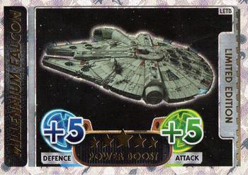 2016 Topps Force Attax Star Wars The Force Awakens - Limited Edition #LE-TB Millennium Falcon Front