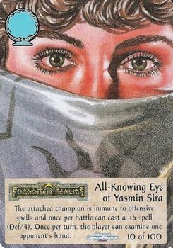 1995 TSR Spellfire Master the Magic Artifacts #10 All-Knowing Eye Yasmin Sira Front
