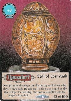 1995 TSR Spellfire Master the Magic Artifacts #12 Seal of Lost Arak Front